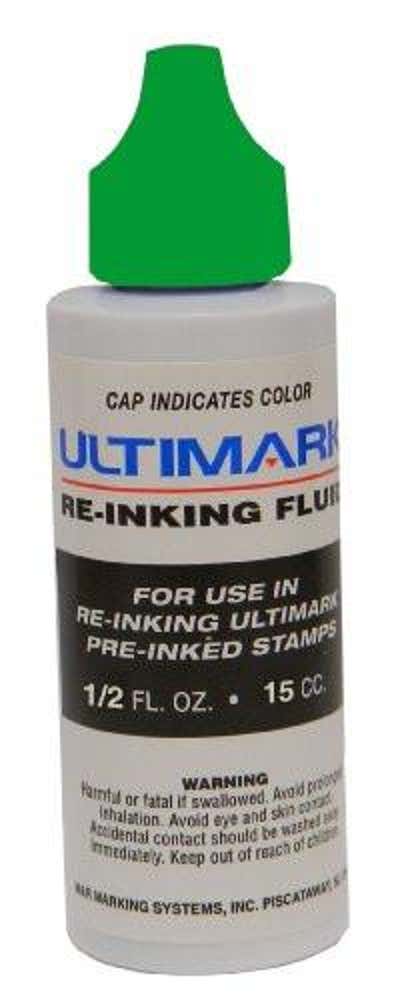 Green 1/4 oz Refill Ink - Ultimark