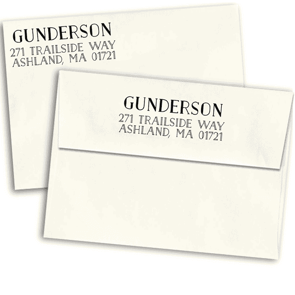 Gunderson Return Address Stamp