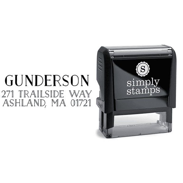 Gunderson Return Address Stamp
