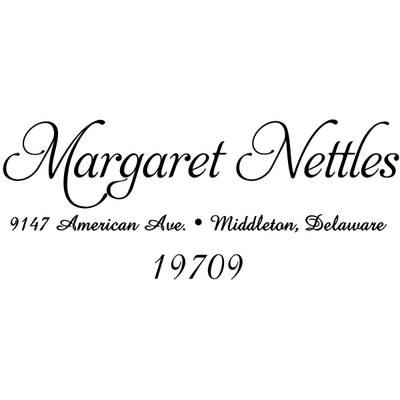 Nettles Handwritten Address Stamp