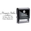 Nettles Deco Handwritten Address Stamp Body and Design