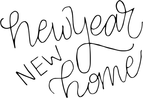 New Year New Home Stamp