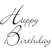 Happy Birthday Craft Stamp