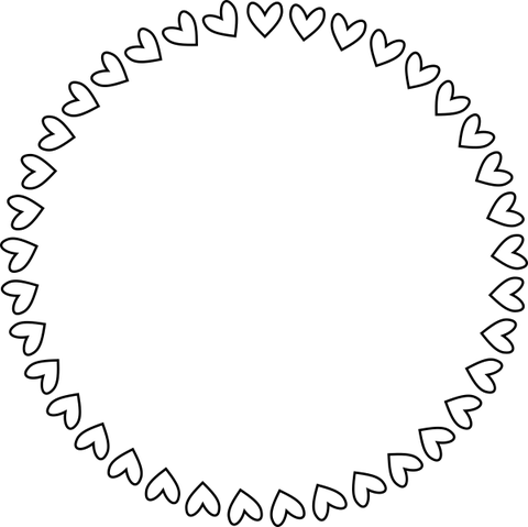 Heart Wreath Stamp