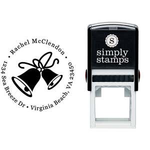 Double Bells Return Address Stamp Body and Imprint