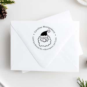 Montgomery Santa Claus Return Address Stamp Imprint Examples on Envelopes