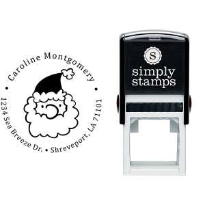 Montgomery Santa Claus Return Address Stamp Body and Imprint
