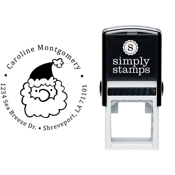 Montgomery Santa Claus Return Address Stamp Body and Imprint