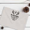 Antlers Festive Holiday Return Address Stamp Imprint Example