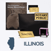 Illinois Pink Deluxe Notary Kit