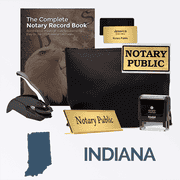 Indiana Deluxe Notary Kit