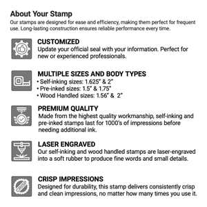 The quality and long-lasting nature of each stamp