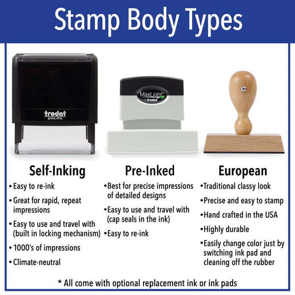 Stamp Body Types