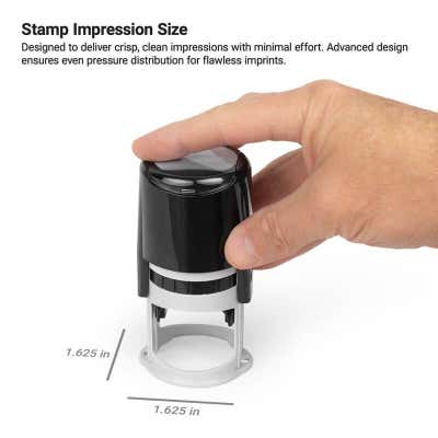Custom Face Approval Stamp with Thumbs Up Design - alternate view