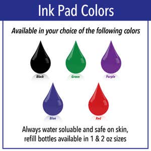Hearts Through Arrow Envelope Accent Craft Stamp Ink Pad Colors