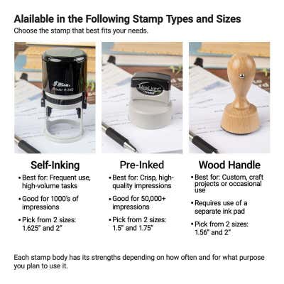 South Carolina With Expiration Date Round Notary Stamp - alternate view