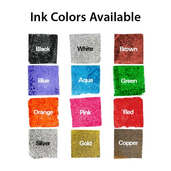 The Try Again Worm Teacher Craft Stamp works with the following ink pad colors