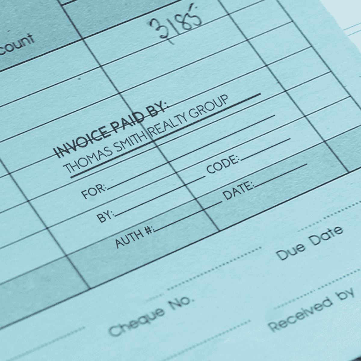 Invoiced Paid By Custom Business Name Form Stamp Lifestyle