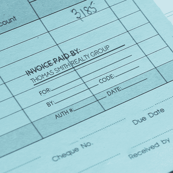Invoiced Paid By Custom Business Name Form Stamp Lifestyle