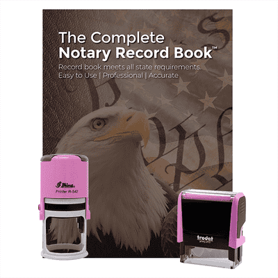 Iowa Pink Value Notary Kit