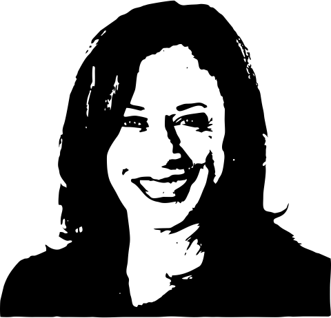 Kamala Harris Political Figure Stamp