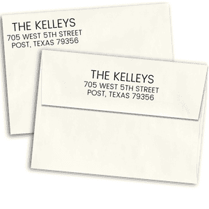 Kelley Custom 3 Line Address Stamp