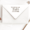 Future Mr. and Mrs. Modern Address Stamp