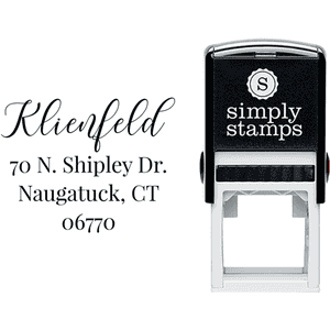 Klienfeld Script Return Address Stamp