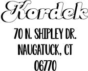 Kordek Bold Address Stamp
