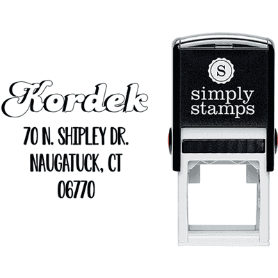 Kordek Bold Address Stamp - alternate view