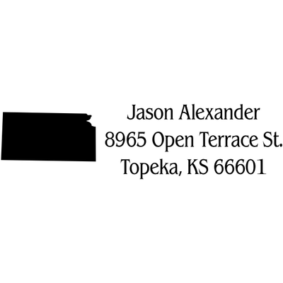 Kansas Return Address Stamp