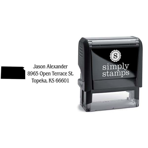 Kansas Return Address Stamp Body and Design