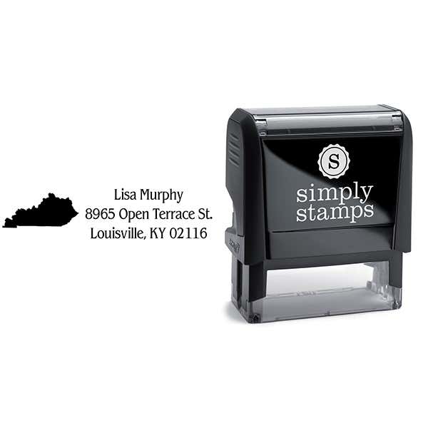 Kentucky Return Address Stamp Body and Design