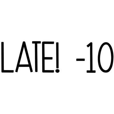 Late Teacher Grading Stamp - alternate view