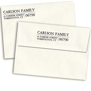Letterpress Custom Address Stamp
