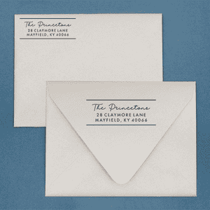 Romantic Modern Address Stamp Lifestyle