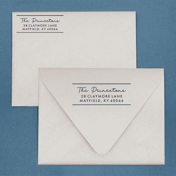 Romantic Modern Address Stamp Lifestyle