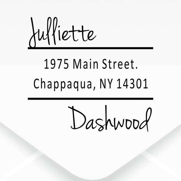 Davenport Offset Address Stamp