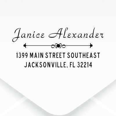 Alexander Vintage Address Stamper