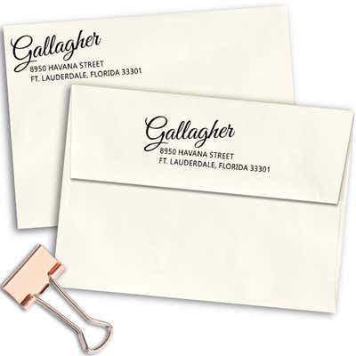 Gallagher Drive-In Trendy Address Stamp - alternate view