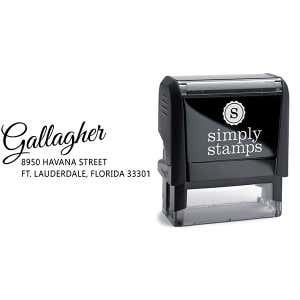 Gallagher Drive-In Trendy Address Stamp Body and Design