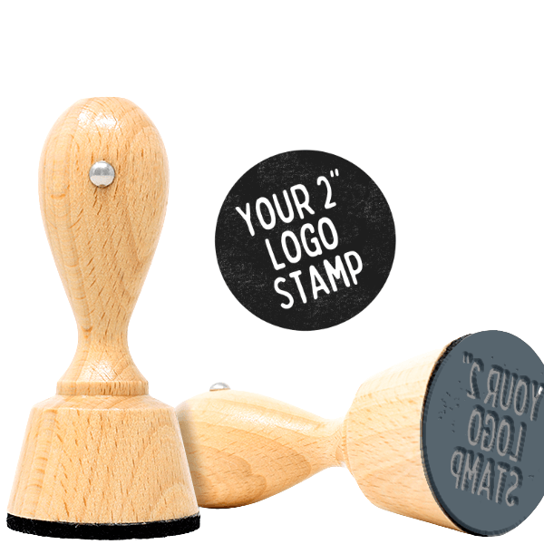 2 inch Custom Logo Stamp