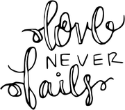 Love Never Fails Stamp