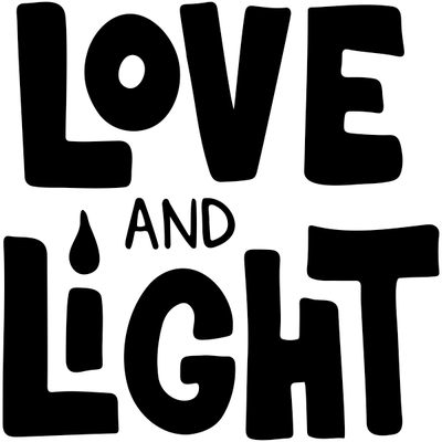 Love and Light Craft Stamp | 2" x 2"