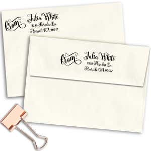 Julia Script Address Stamp Imprint Example