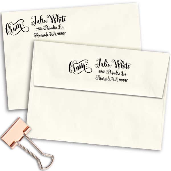 Julia Script Address Stamp Imprint Example