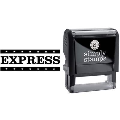 Express with Stars Business Stamp