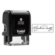 Small Signature Stamp, 1/2" x 1 1/2" Impression Size