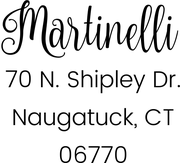 Martinelli Address Stamp