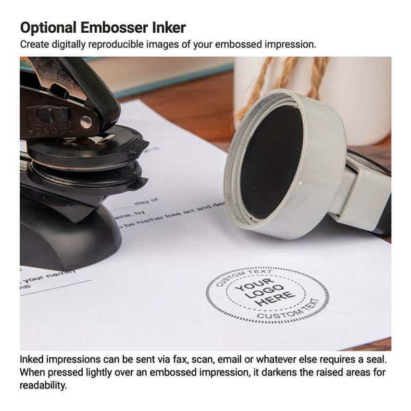 Add an inker to your embosser to make you impression stand out